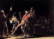 Willem Cornelisz. Duyster Carnival Clowns oil painting on canvas